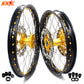 KKE 21 & 19 MX Dirt Bikes Rims For SUZUKI RM125 RM250 1996-2000 Gold Nipples