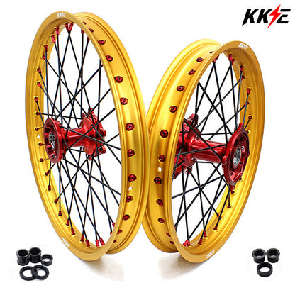 KKE 21" 19" Casting Aluminum Wheels Rims For HONDA 2025 CRF250R CRF450R CRF450L