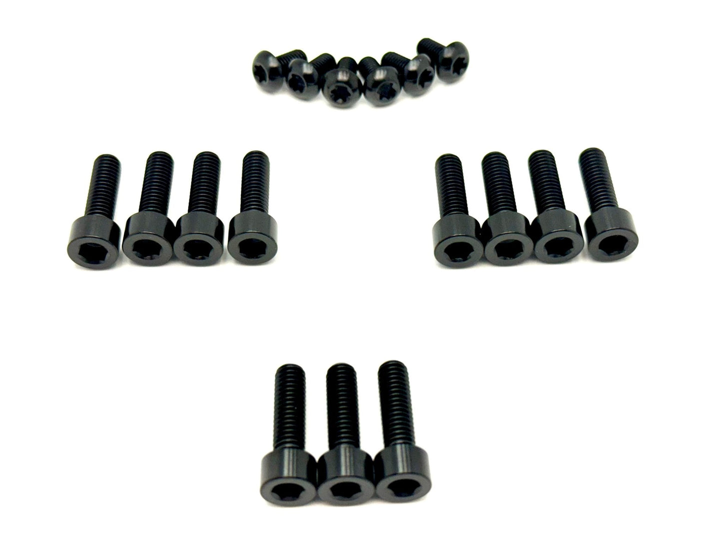 Titanium FastAce Fork Bolt Kits (17 pcs) ALX13RC (2.0) and AHX12RV (3.0)