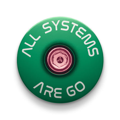 All Systems Are Go Bike Headset Cap