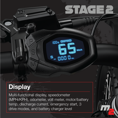 Stage2, M2 72V Electric Dirt Bike