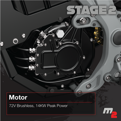 Stage2, M2 72V Electric Dirt Bike