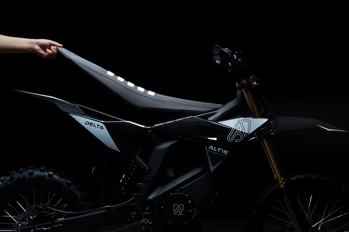Altis Delta Electric Dirt Bike — 72V • 13kW Motor • 62 MPH Top Speed