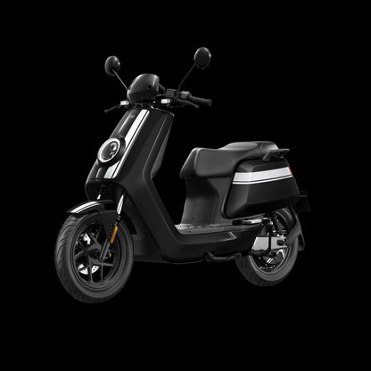 Dealer Demo, Black/Red, NIU NQi GTS — Premium Electric Moped for Urban & Suburban Riding