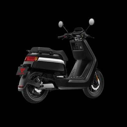 Dealer Demo, Black/Red, NIU NQi GTS — Premium Electric Moped for Urban & Suburban Riding