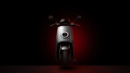 Dealer Demo, Black/Red, NIU NQi GTS — Premium Electric Moped for Urban & Suburban Riding