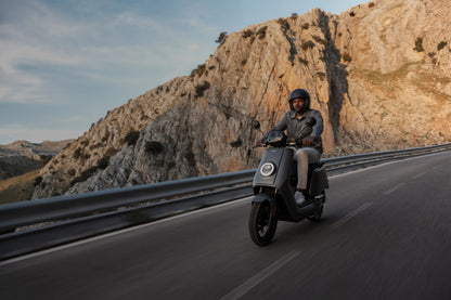 Dealer Demo, Black/Red, NIU NQi GTS — Premium Electric Moped for Urban & Suburban Riding