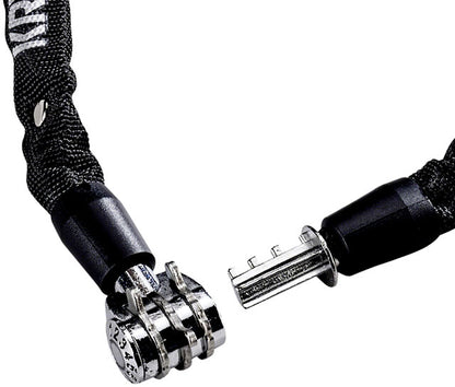 Kryptonite Keeper 465 Chain Lock with 3-Digit Combo: 2.13' x 4mm Black