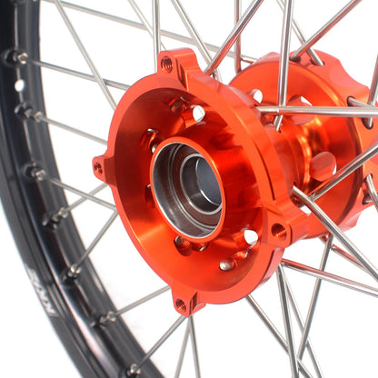 KKE 19/16 Factory Size Kids Big Wheels Rims Fit KTM SX 85 2025 Orange