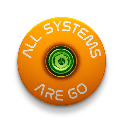 All Systems Are Go Bike Headset Cap
