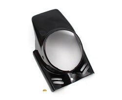 ROUND headlight fairing - black for ONYX Motorbikes n more