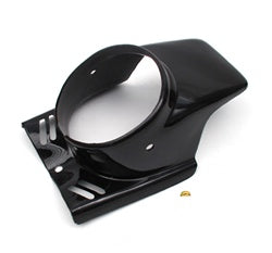 ROUND headlight fairing - black for ONYX Motorbikes n more