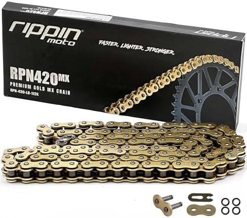 Rippin Moto RPN420MX 420 O-ring chain, 106 links
