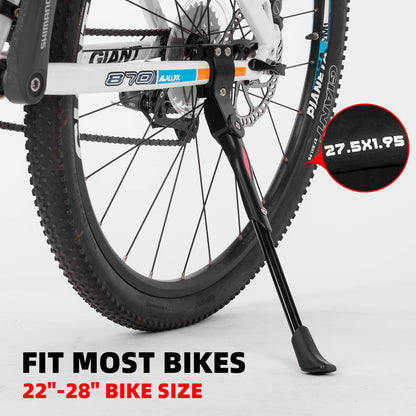 Adjustable Alloy Rear Mount Kickstand for 22"-28" Bikes