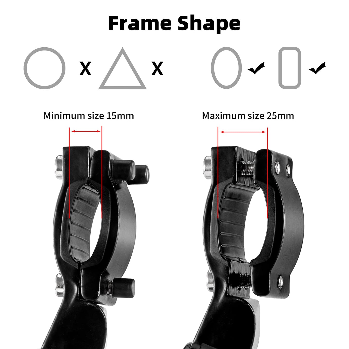 Adjustable Alloy Rear Mount Kickstand for 22"-28" Bikes