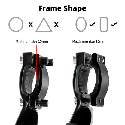 Adjustable Alloy Rear Mount Kickstand for 22"-28" Bikes