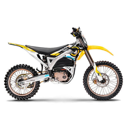 Surron Storm Bee electric motorcycle clean studio side view