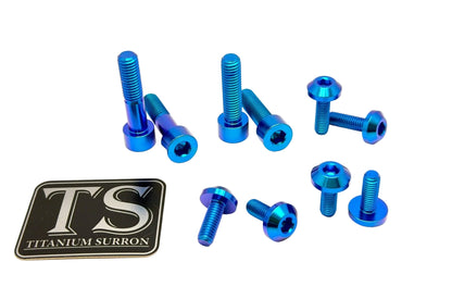 Titanium Surron Skid Plate / Bash Guard Bolt Kit