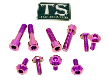 Titanium Surron Skid Plate / Bash Guard Bolt Kit