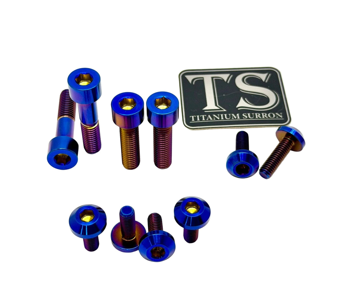 Titanium Surron Skid Plate / Bash Guard Bolt Kit