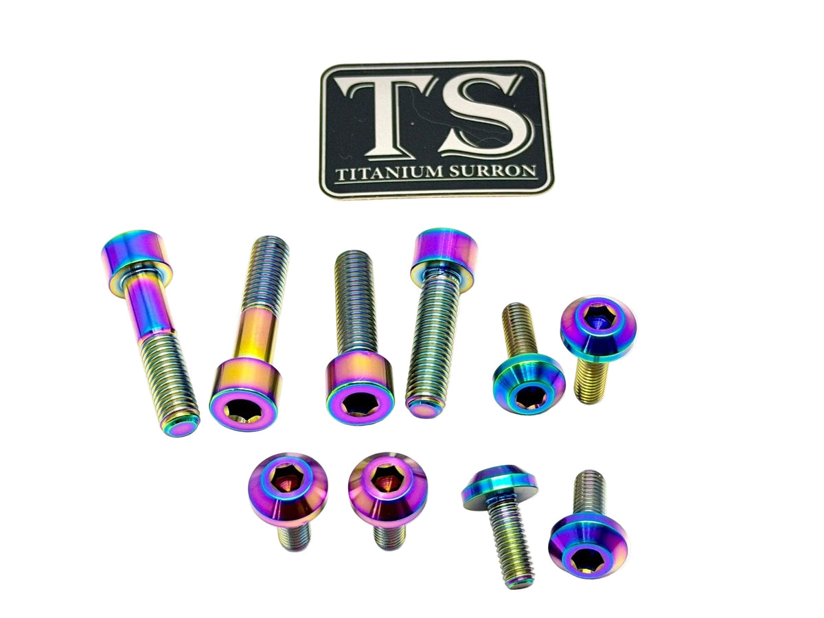 Titanium Surron Skid Plate / Bash Guard Bolt Kit