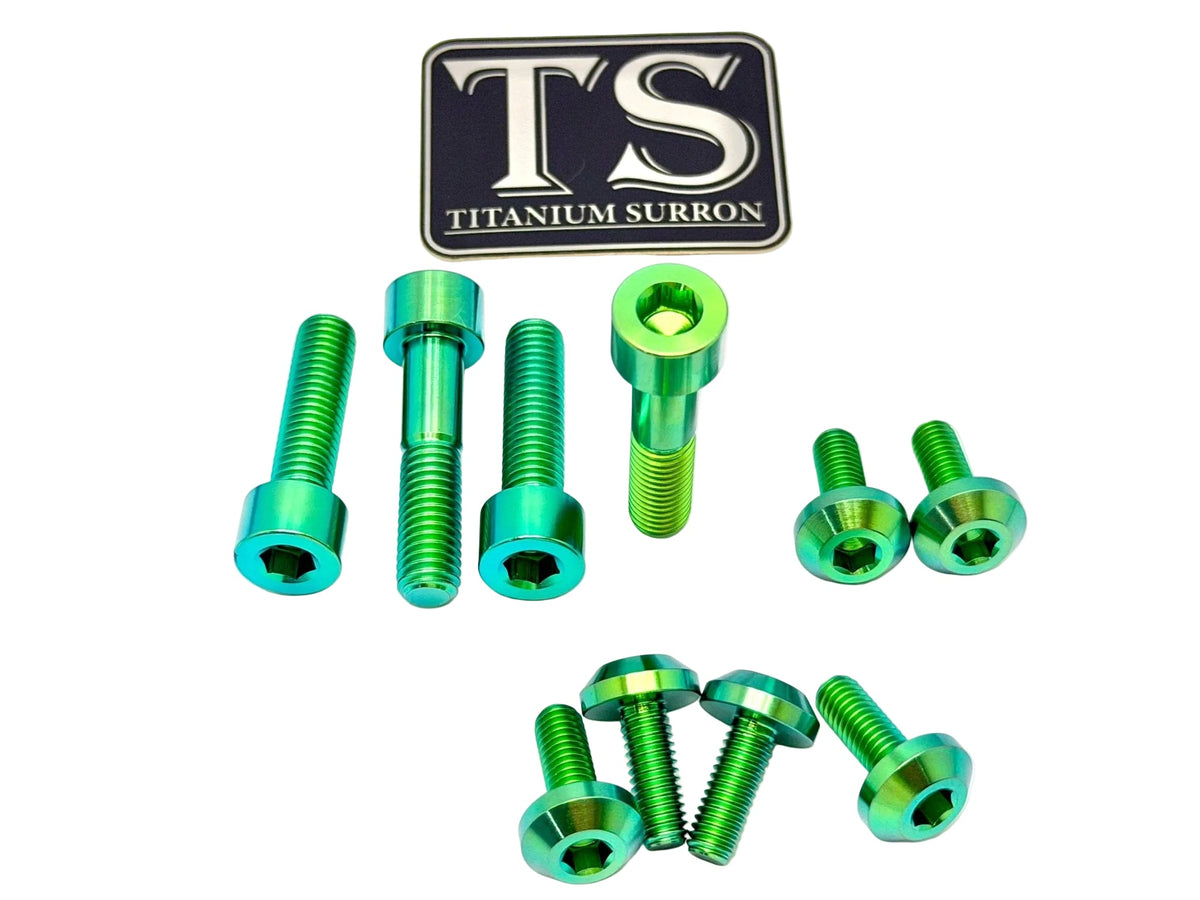 Titanium Surron Skid Plate / Bash Guard Bolt Kit