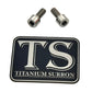Titanium E-Moto Headlight Mount Bolts