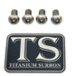 Titanium E-Moto Headlight Mount Bolts