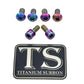 Titanium E-Moto Headlight Mount Bolts