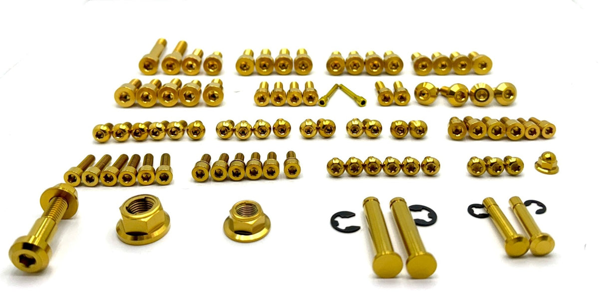 Titanium Surron Full Body Bolt Kit – Juiced Scrambler