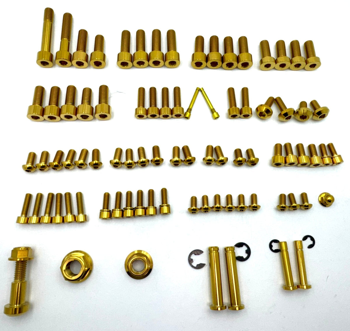 Titanium Surron Full Body Bolt Kit – Juiced Scrambler