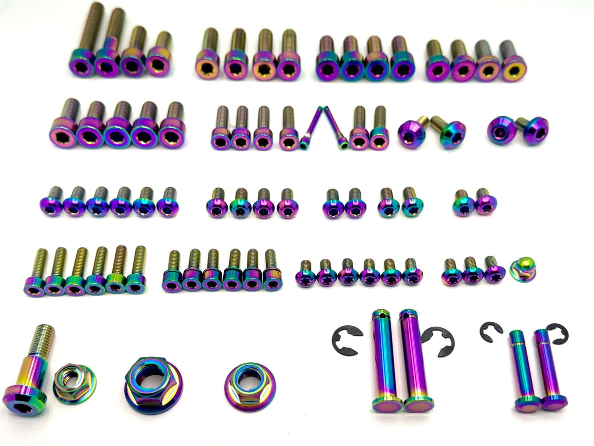 Titanium Surron Full Body Bolt Kit – Juiced Scrambler