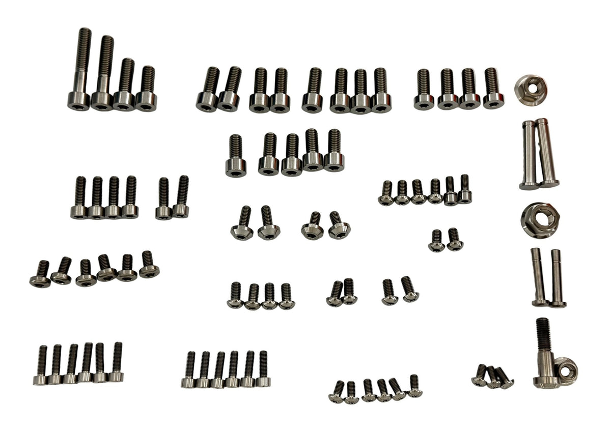 Titanium Surron Full Body Bolt Kit – Juiced Scrambler