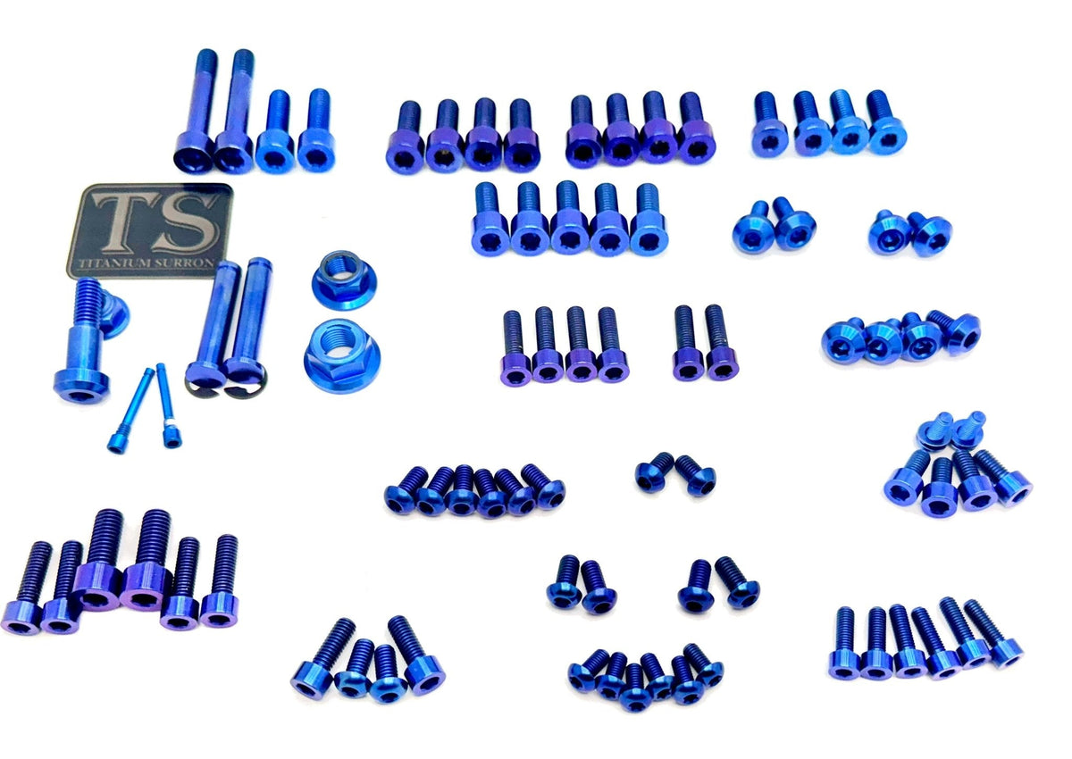 Titanium Surron Full Body Bolt Kit – Juiced Scrambler