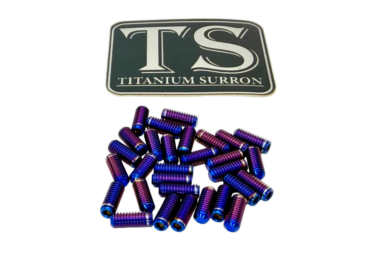 Titanium Surron Grip Pins for Kyvex Foot Pegs