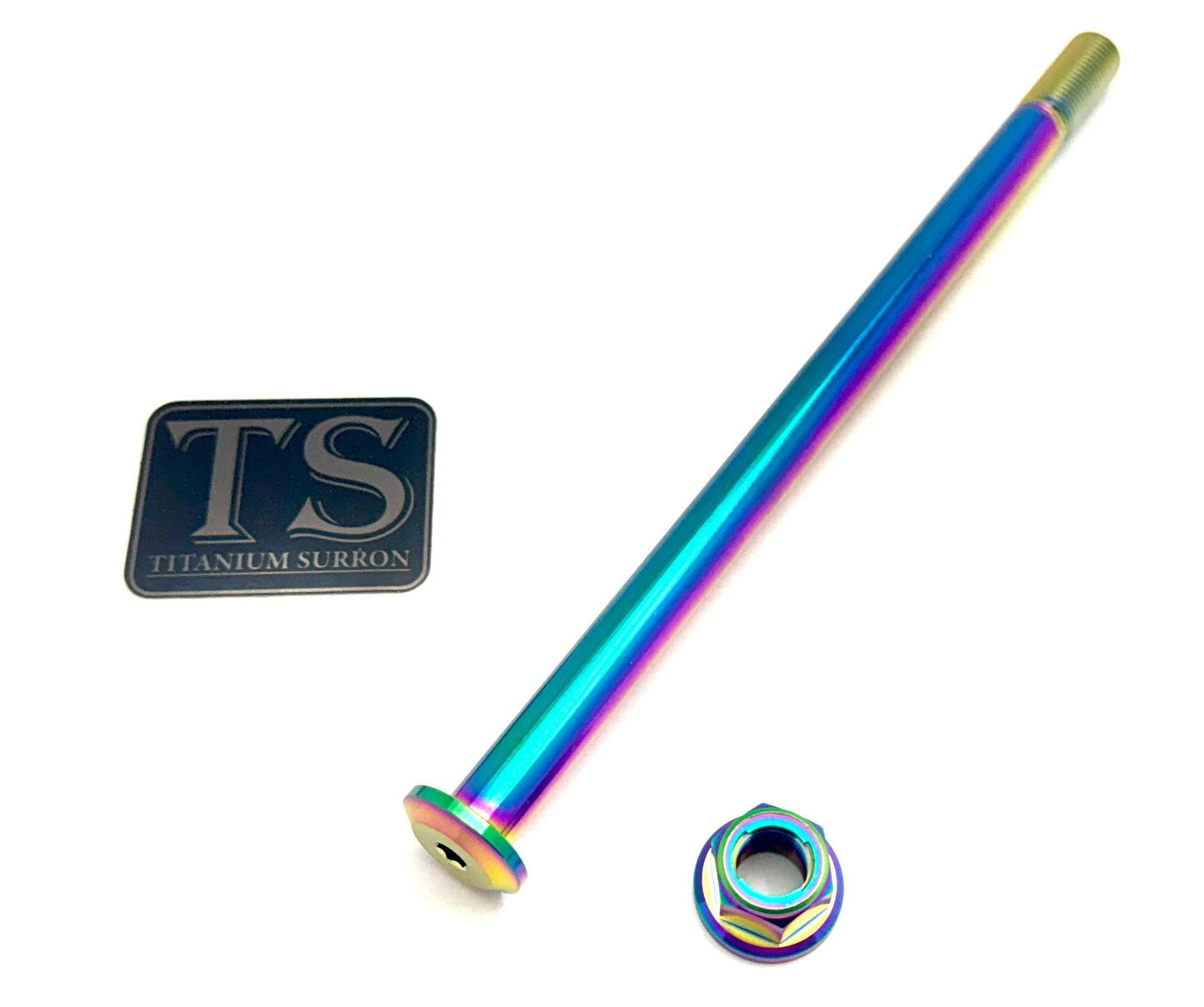 Titanium Rear Axle and Nut - Talaria