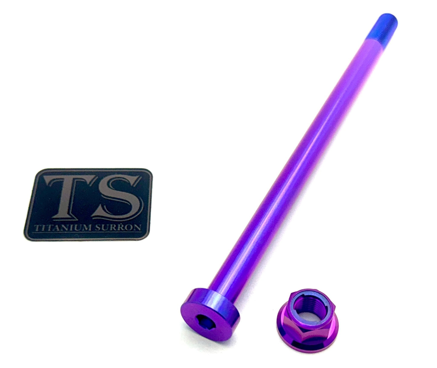 Titanium Rear Axle and Nut - Talaria