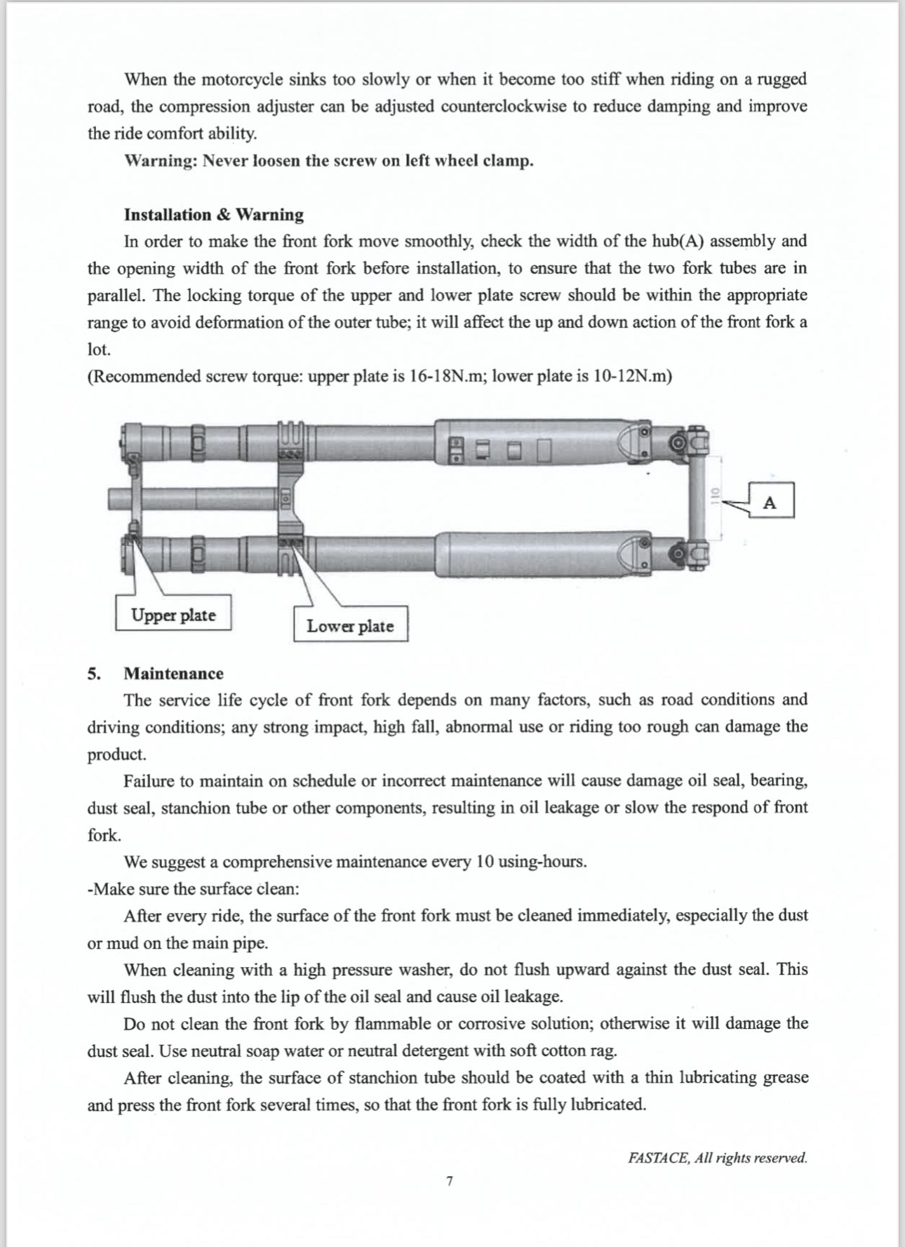 Altis Sigma Titanium Front Fork Bolt Kit