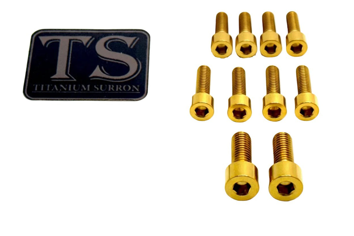 Titanium Surron Stem & Handlebar Mount Bolt Kit