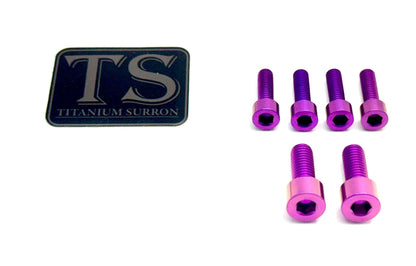 Titanium Surron Stem & Handlebar Mount Bolt Kit