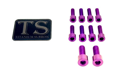 Titanium Surron Stem & Handlebar Mount Bolt Kit