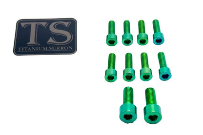 Titanium Surron Stem & Handlebar Mount Bolt Kit