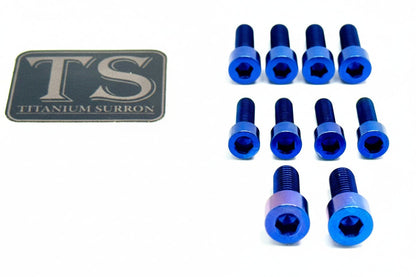 Titanium Surron Stem & Handlebar Mount Bolt Kit