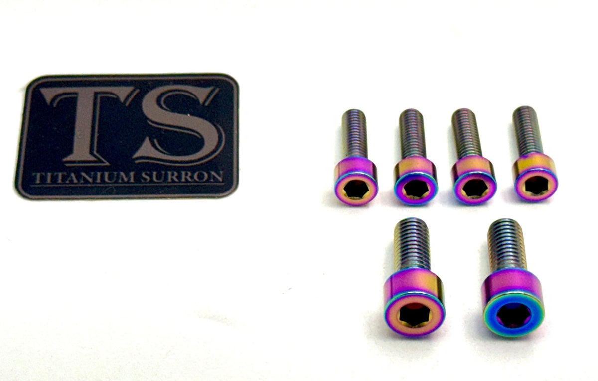 Titanium Surron Stem & Handlebar Mount Bolt Kit