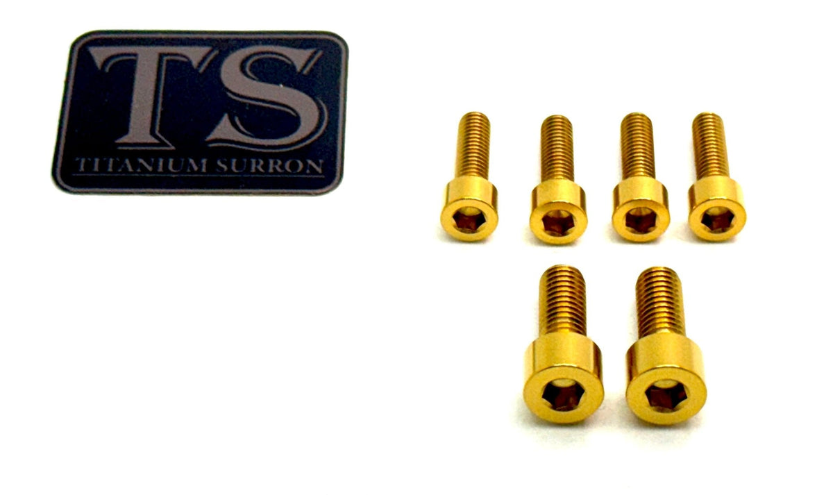 Titanium Surron Stem & Handlebar Mount Bolt Kit