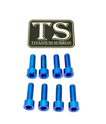 Titanium Surron Stem & Handlebar Mount Bolt Kit