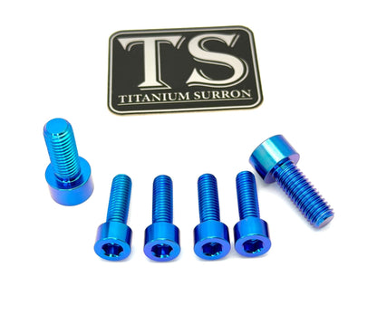 Titanium Surron Stem & Handlebar Mount Bolt Kit