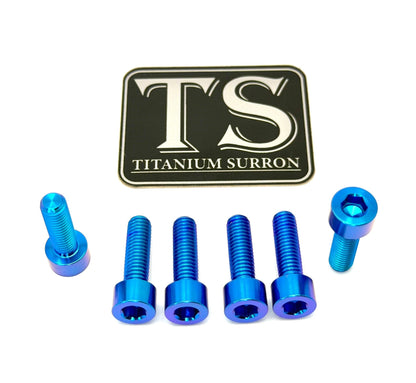 Titanium Surron Stem & Handlebar Mount Bolt Kit