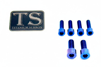 Titanium Surron Stem & Handlebar Mount Bolt Kit