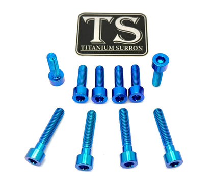 Titanium Surron Stem & Handlebar Mount Bolt Kit